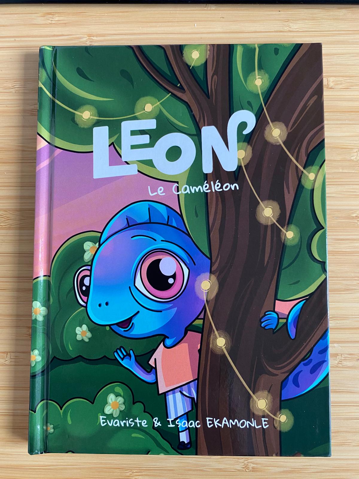 French Children's Book : Léon the Chameleon